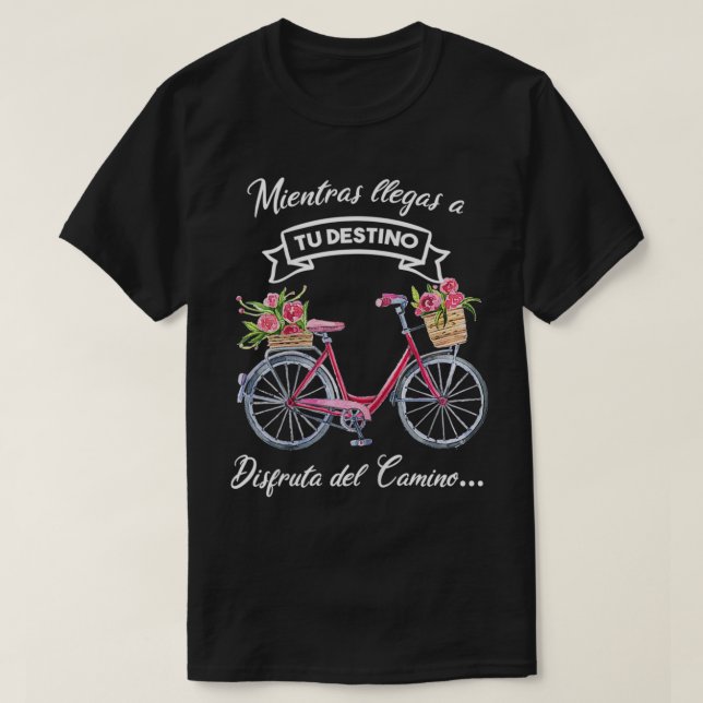 Camiseta Frases de Mulheres Positivas para Amantes de Bicic (Frente do Design)