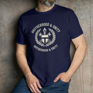 Camiseta Fraternidade Irmandade Unidade Clássica Design