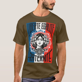 Camiseta Fraternite Egalite Shepard Liberte