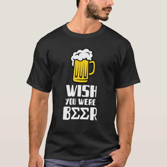 Camiseta Fraternity  WISH YOU WERE BEER Sigma (Frente)