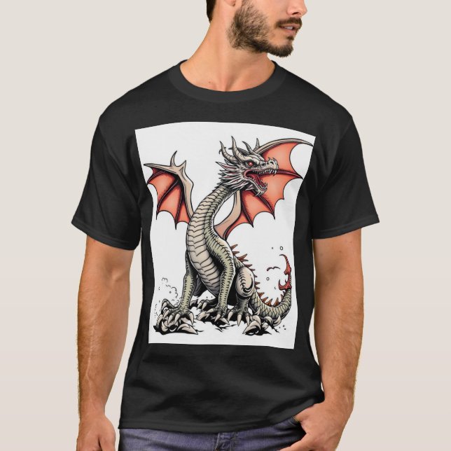 Camiseta "Frath of the Crimson-Winged Drake" (Frente)