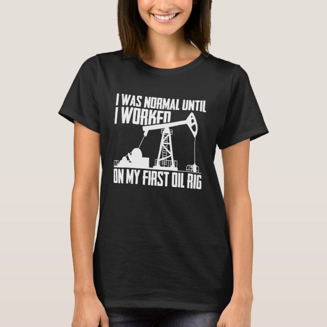 Camiseta Fraturamento de Poço de Petróleo (Frente)