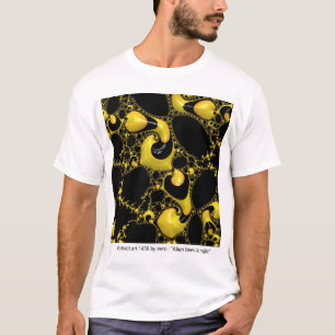 Camiseta Fraturas de abstrato Art por Abelhas de Alienígen