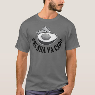 Camiseta Fre Shavacado, Fresco Avocado Para Homens, Guacam