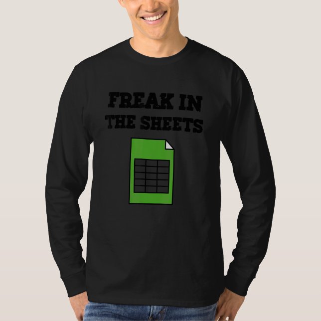Camiseta Freak In The Sheets   Spreadsheet   (Frente)