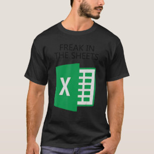 Camiseta Freak Na Folha De Excel Halloween