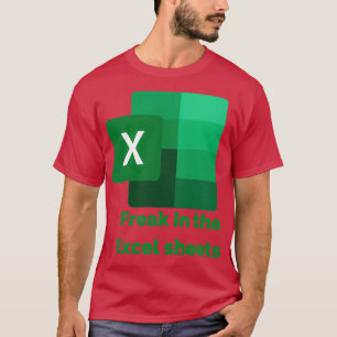 Camiseta Freak nas Folhas do Excel