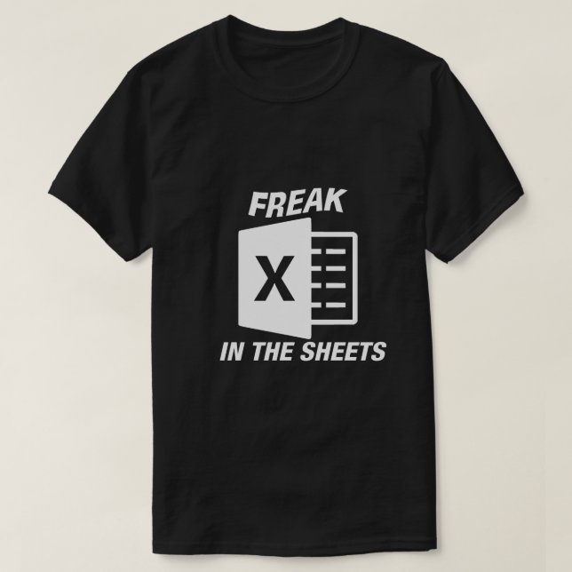 Camiseta Freak No Excel De Folhas (Frente do Design)