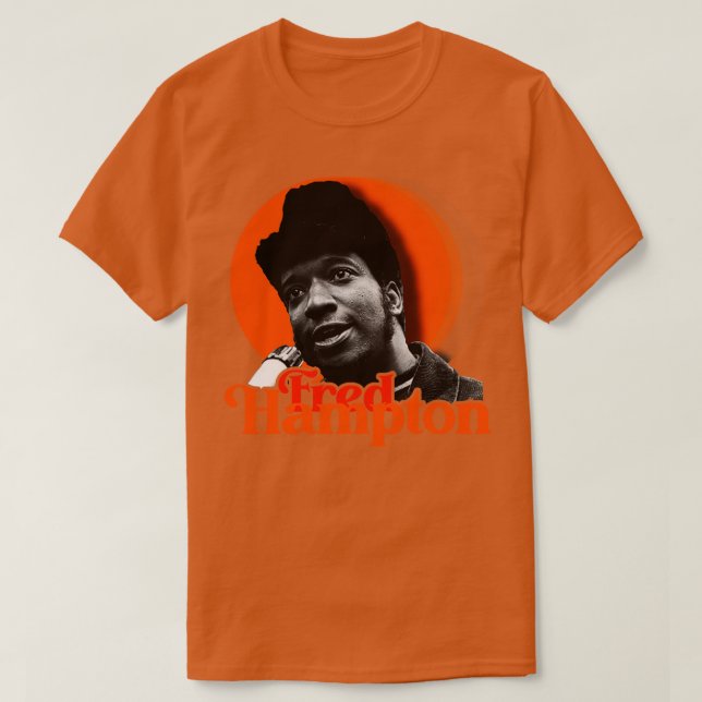 Camiseta Fred Hampton BPP Ativista e Tributo Revolucionário (Frente do Design)