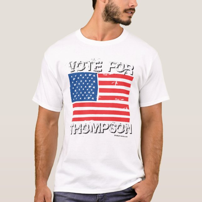 CAMISETA FRED THOMPSON PARA O PRESIDENTE (Frente)