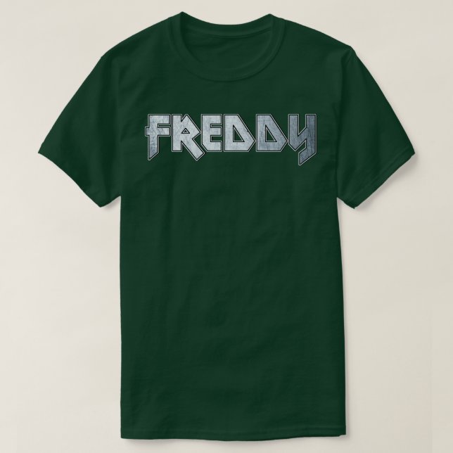 Camiseta Freddy de metal pesado (Frente do Design)