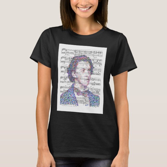 Camiseta Frédéric Chopin (Frente)