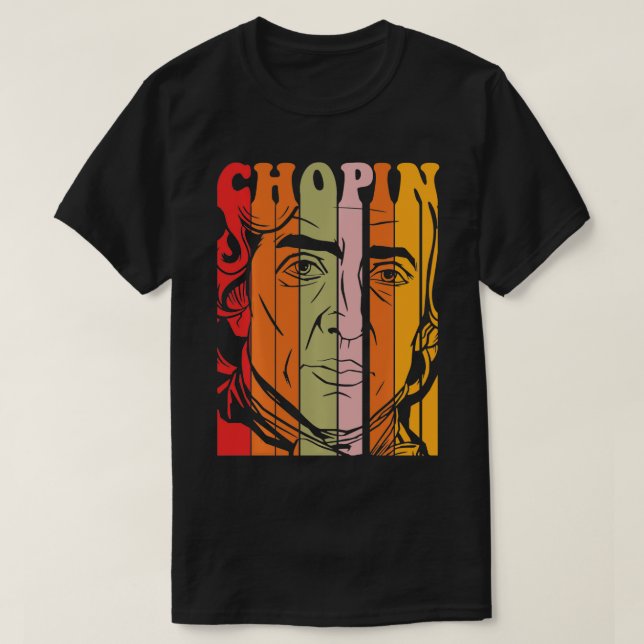 Camiseta Frederic Chopin al Music Composer Pianist (Frente do Design)