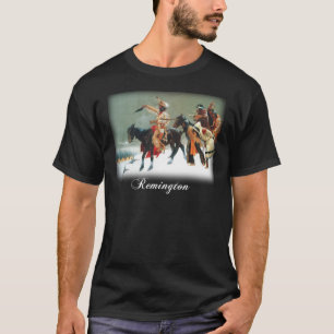Camiseta Frederic Remington - retorno do partido da guerra