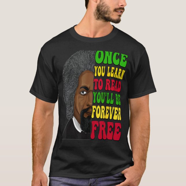 Camiseta Frederick Douglass African American Black History (Frente)