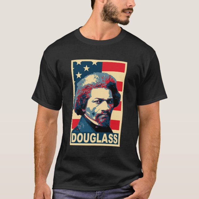 Camiseta Frederick Douglass American Hero (Frente)