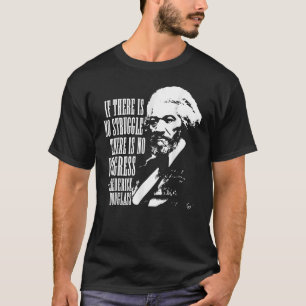 Camiseta Frederick Douglass Cita História Negra Mês