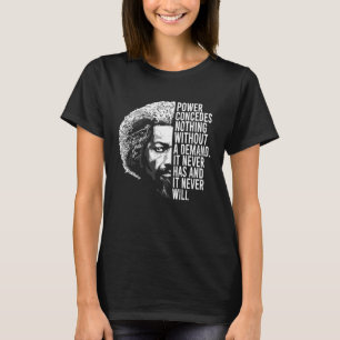 Camiseta Frederick Douglass Cote Roupa da História Negra Mo
