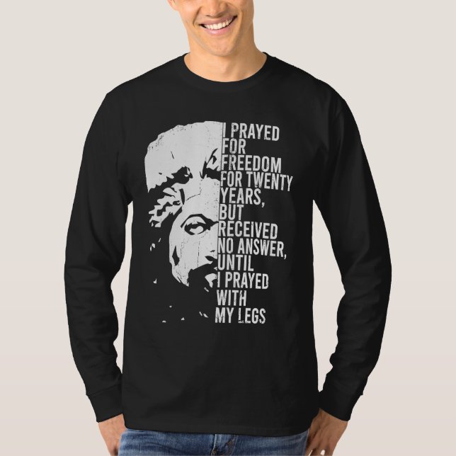 Camiseta Frederick Douglass Quote Apparel Black History Mon (Frente)