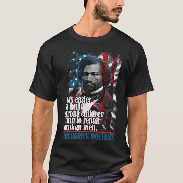 Camiseta FREDERICK DOUGLASS - Strong Children T-Shirt (Frente)