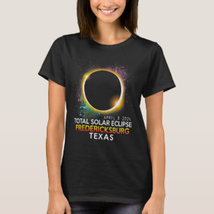 Camiseta Fredericksburg Texas Totality Total Solar Eclipse