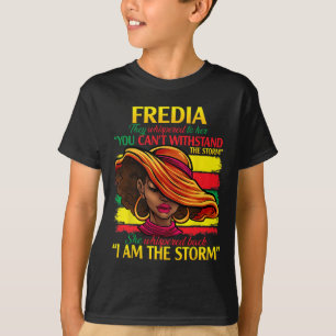 Camiseta Fredia Primeiro Nome Sobrenome Família História Ne