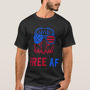 Camiseta FREE AF EUA Bandeira Americana Patriótica Águia 4 