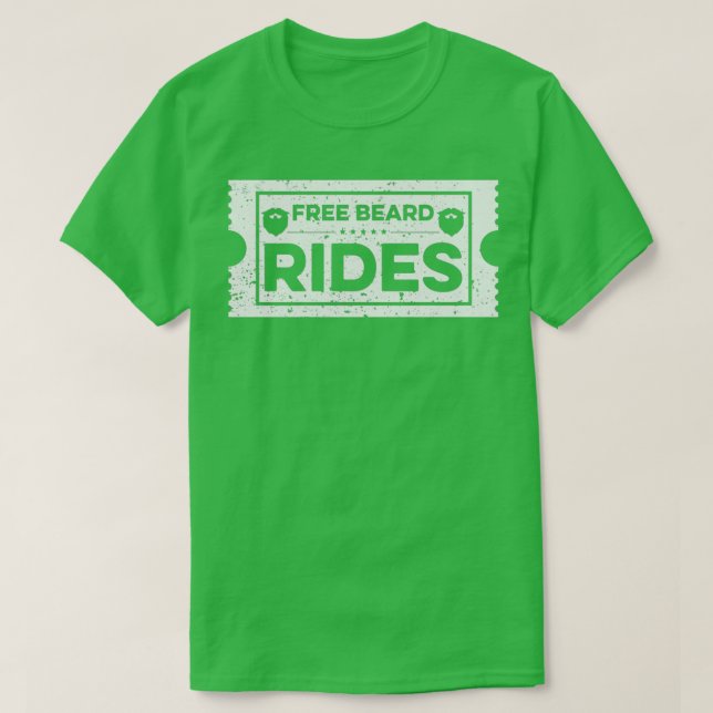 Camiseta FREE BEARD RIDES Classic TSirt (Frente do Design)