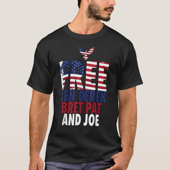 Camiseta Free Ben Derek Bret Pat e Joe (Frente)