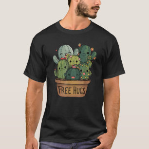 Camiseta Free Cactus abraça Tee Cute engraçado ctus present