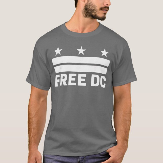 Camiseta Free DC funny gift (Frente)