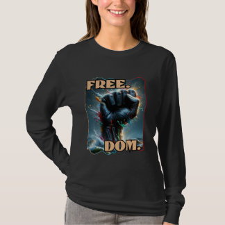 Camiseta Free.Dom., Anti-Racismo, Inclusão, DEI, Cultura