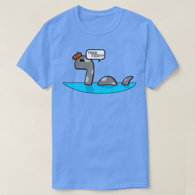Camiseta Free Fiddy Funny Loch Ness Monster Nessie 3 (Frente do Design)