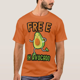 Camiseta Free Fre Shavocado - sinal de abacate engraçado