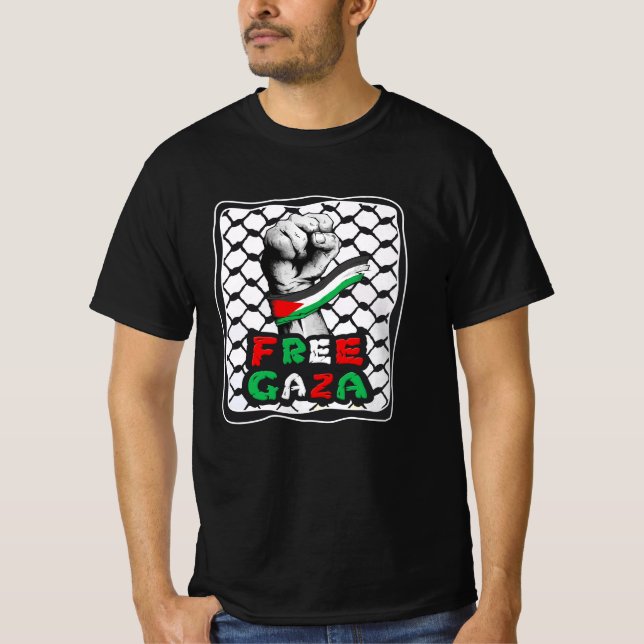 Camiseta Free Gaza Palestine T-Shirt (Frente)