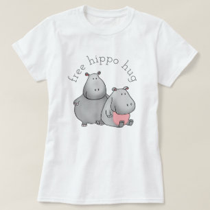 Camiseta Free Hippo Hug