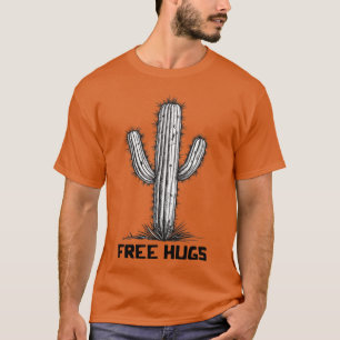 Camiseta Free Hugs Cactus
