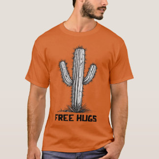 Camiseta Free Hugs Cactus
