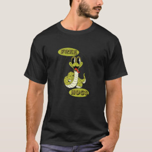 Camiseta Free Hugs Cobra Réptil Sarcastic Cobra