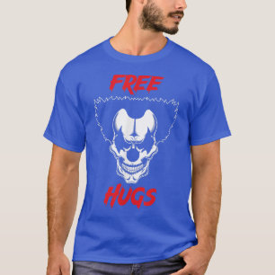 Camiseta Free Hugs For Joker Halloween Tee Scary Night Par