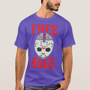 Camiseta Free Hugs Lazy Halloween Costume Assustador Horr