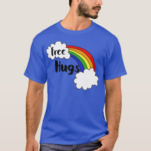 Camiseta Free Hugs Rainbow