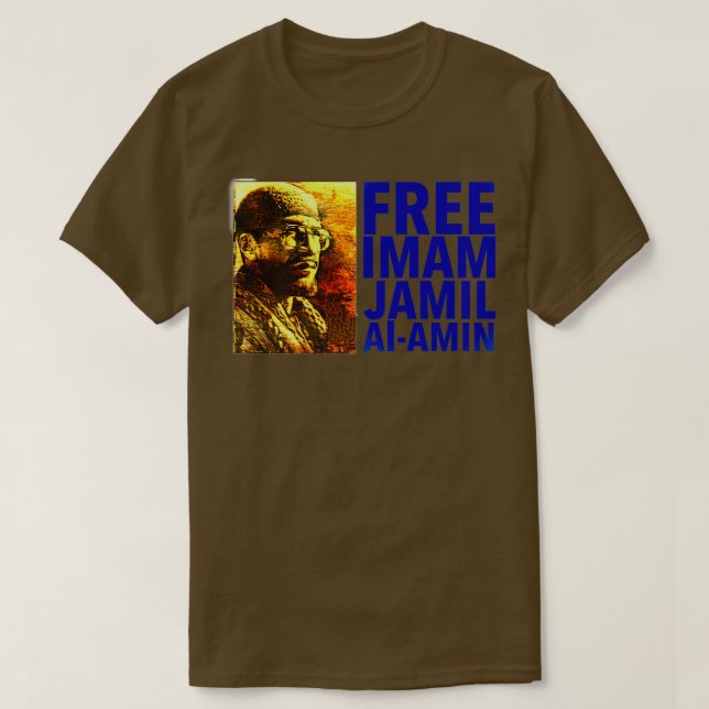 Camiseta Free Imam Jamil AlAmin (Frente do Design)