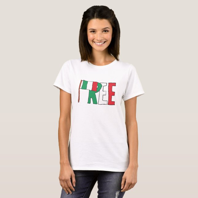 Camiseta Free Italy - Italexit (Frente Completa)
