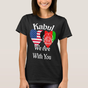 Camiseta Free Kabul dá apoio ao Afeganistão para salvar a l