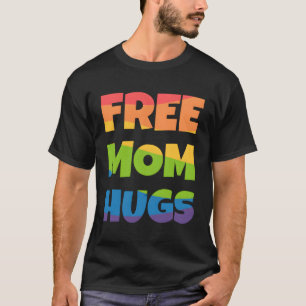 Camiseta Free Mãe Hugs Rainbow