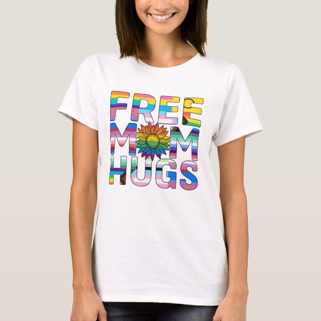 Camiseta Free Mom Hugs (Frente)