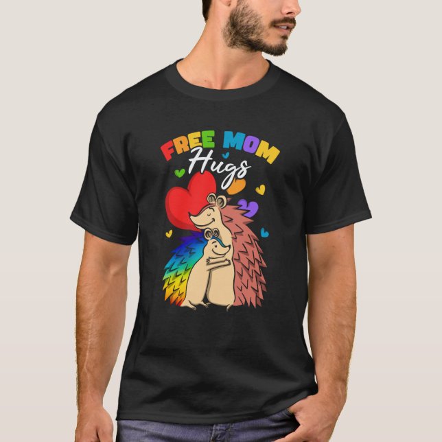 Camiseta Free Mom Hugs  1 (Frente)