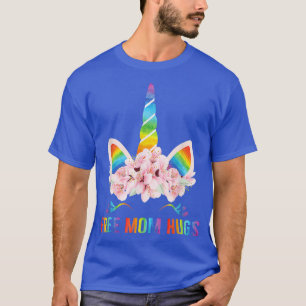 Camiseta Free Mom Hugs LGBT Gay Pride