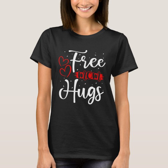 Camiseta Free Mom Hugs LGBT Transgender Bisexual Pride Mont (Frente)